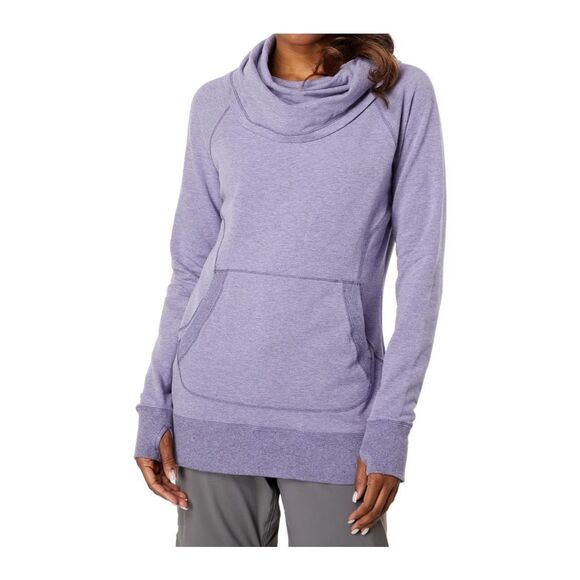 L.L.Bean Women’s Cozy Pullover   Sweatshirt‎ Heather Purple Small - Picture 5 of 7